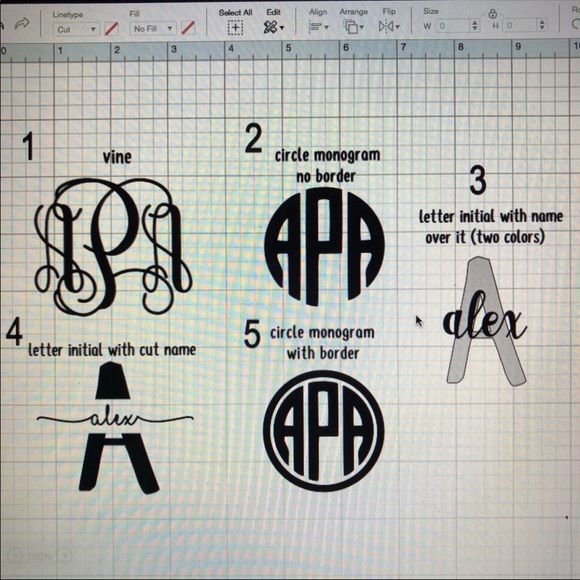 Monogram Keychains✨(any initials!) - Picture 4 of 6